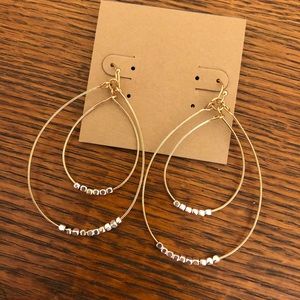 Gold and Silver Earrings